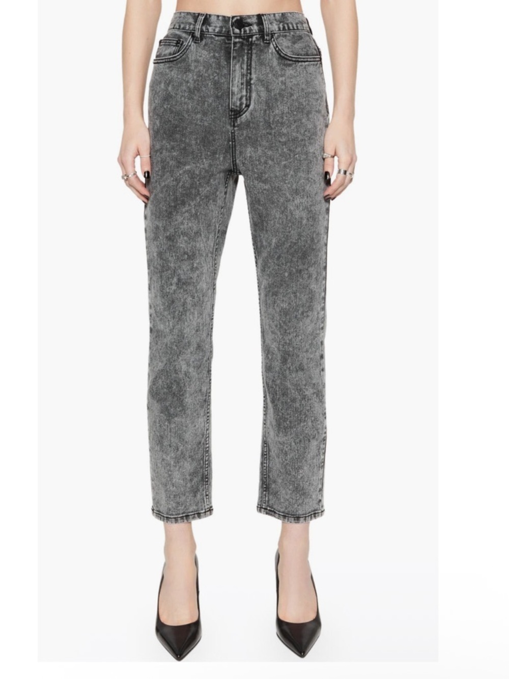 Rebecca Minkoff Lucy High
Waist Straight Leg Ankle Jeans - Picture 2 of 5